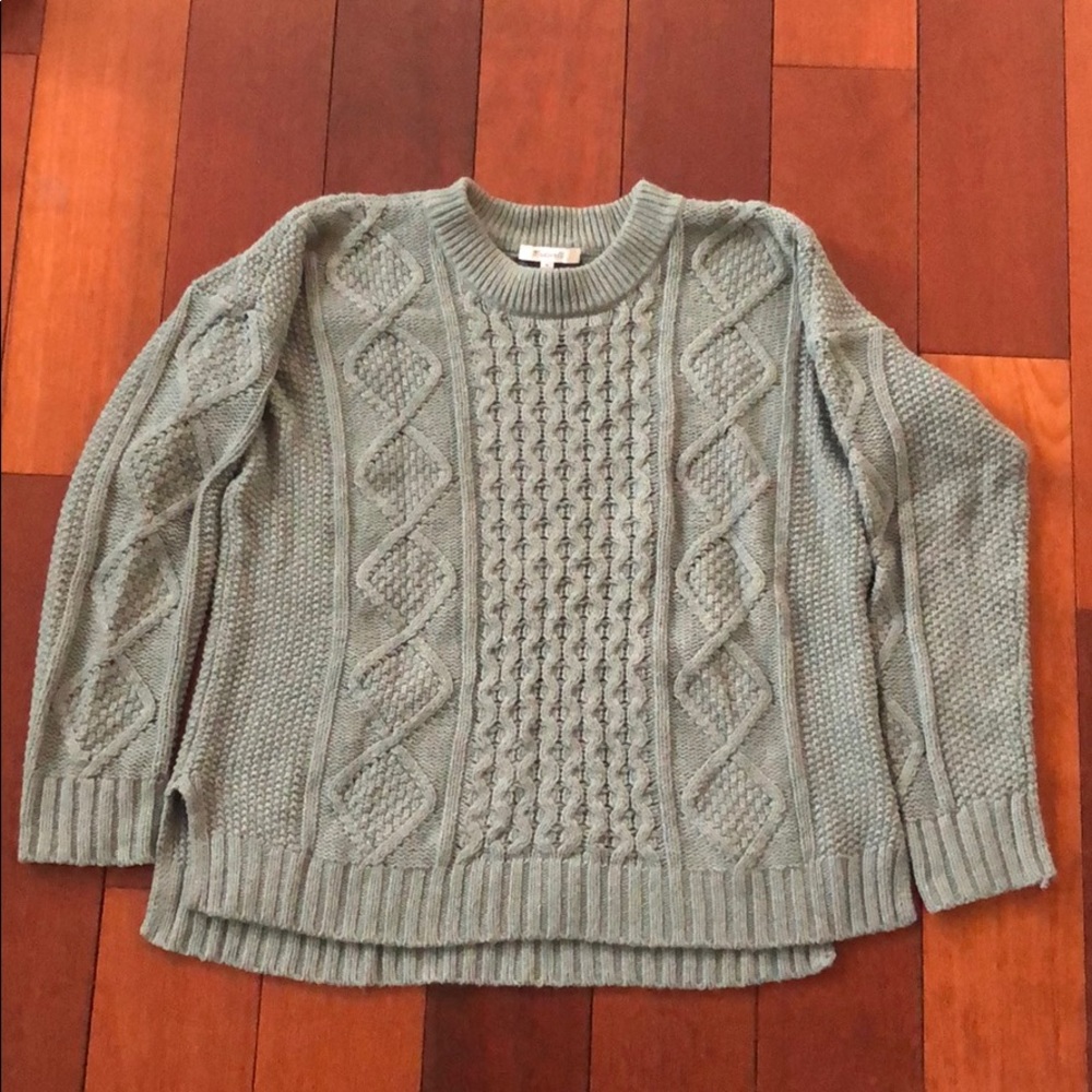 Madewell Cable Knit Sweater